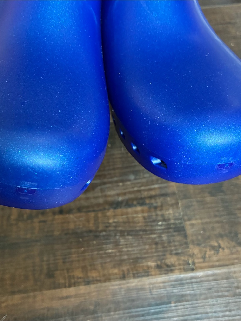 Calzuro Metallic Blue Professional Clogs Multiple Sizes - Picture 5 of 9